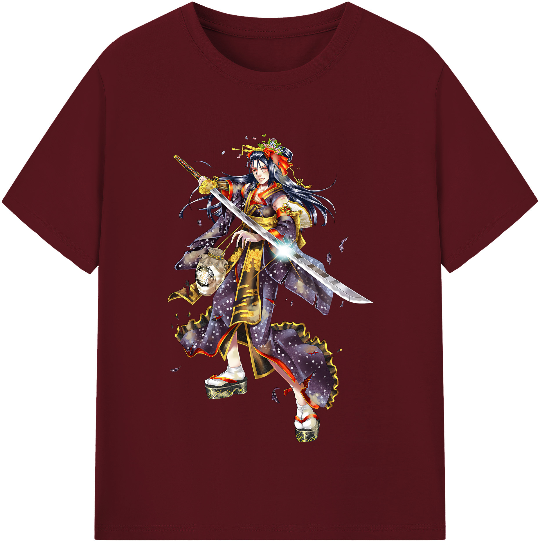 （画像用） 刀剣乱舞 Touken Ranbu 綿100％半袖Tシャツ（フロントプリント）
